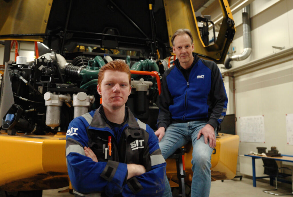 Werken-bij-SMT-vacatures-techniek-grondverzet-bouwmachines-graafmachines-bedrijfsschool BBL Leerling monteur